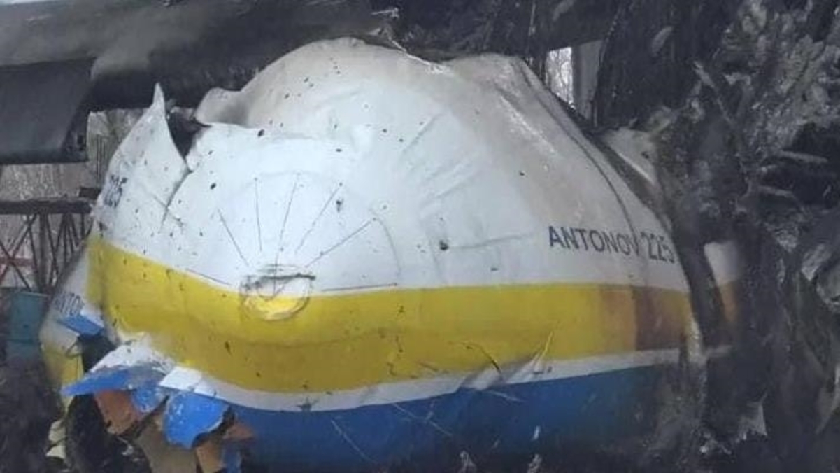 Өртенген Ан-225 «Мрия» ұшағының суреттері жарияланды (ФОТО)