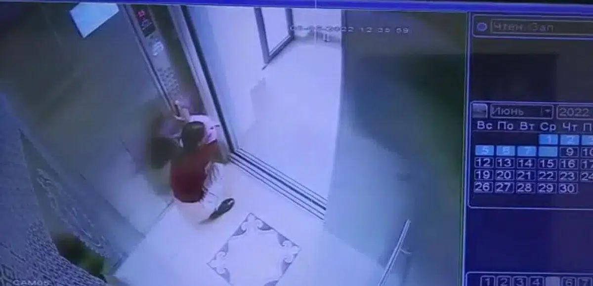 Елордада лифт ішінде дәрет сындырған 22 жастағы қыз ұсталды (ВИДЕО)