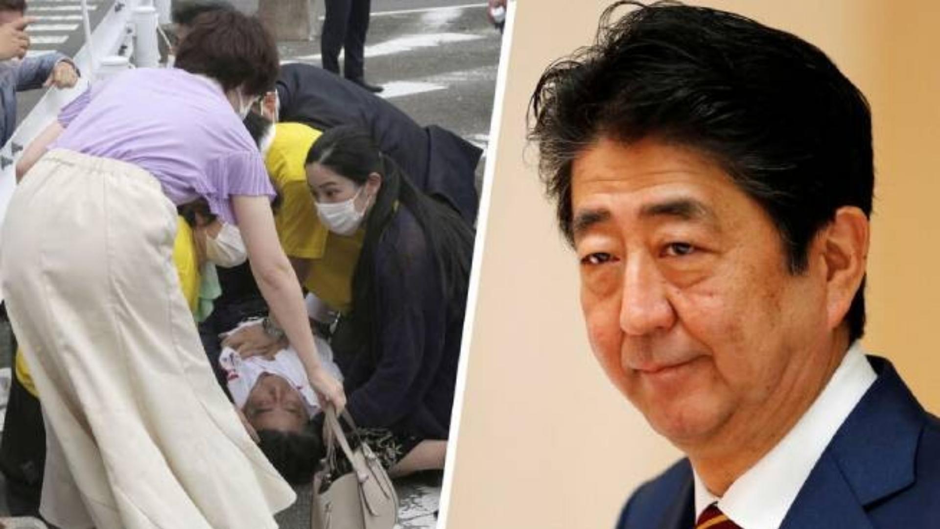 Екі оқ атылған: Жапонияның бұрынғы премьеріне қастандық жасалды