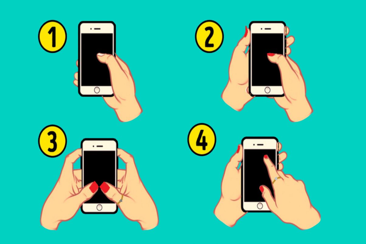 Психологиялық тест: «Телефонды қалай ұстайсыз?»