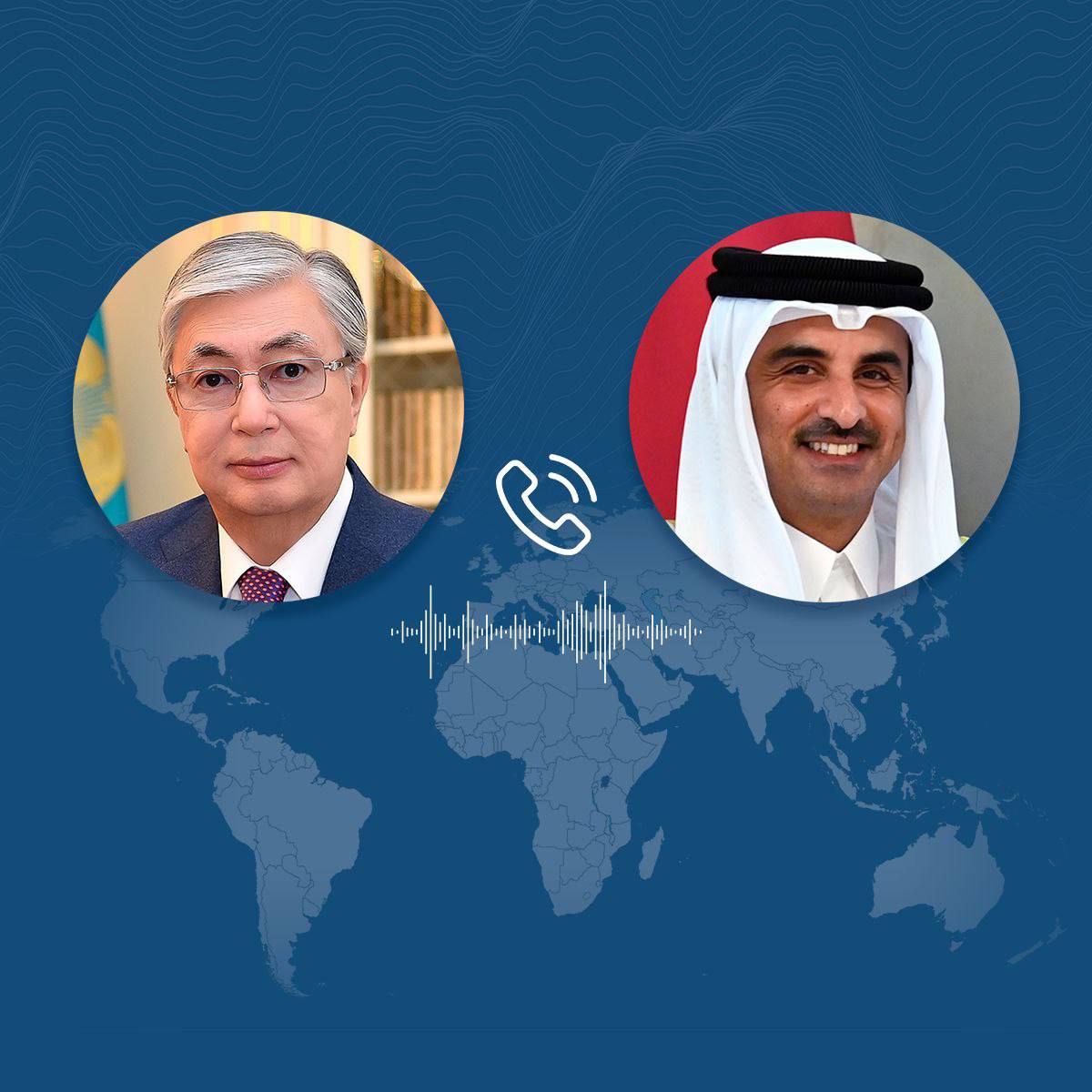«Жоғары деңгейде»: Президент Катар әміріне телефон соқты