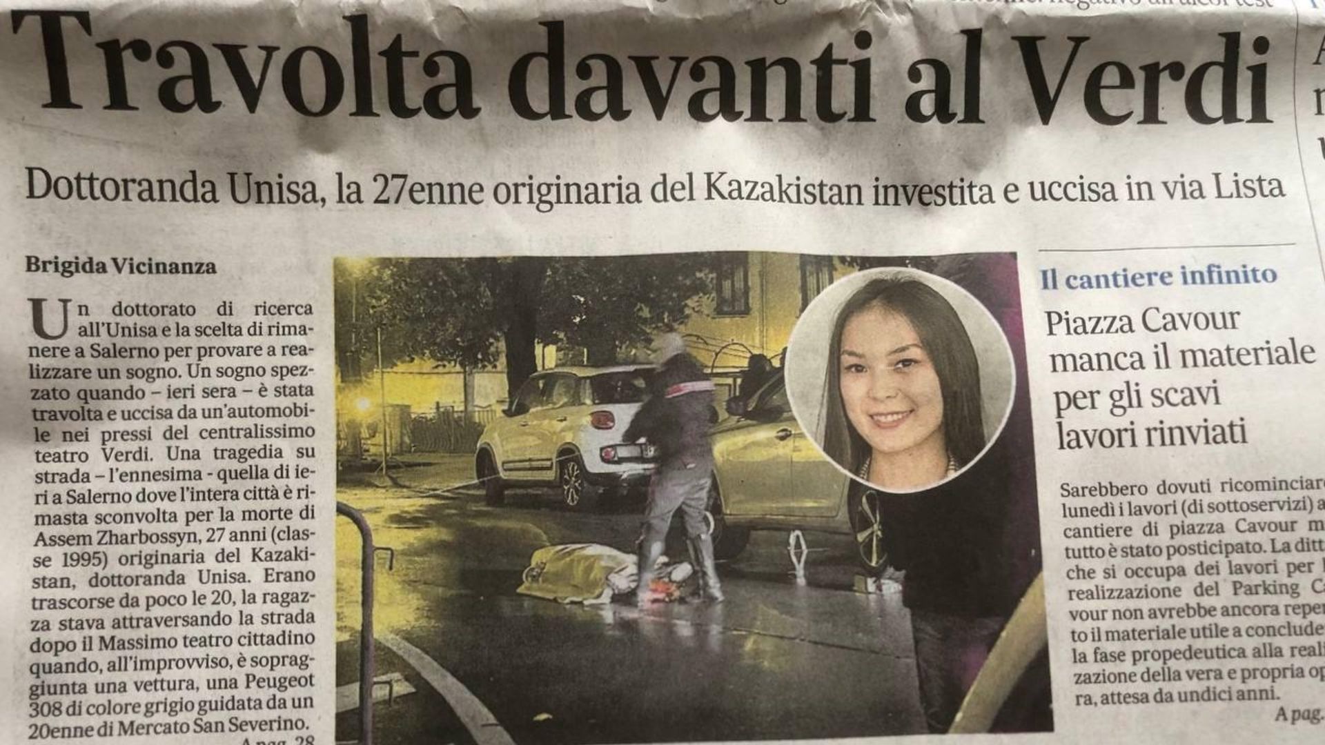 Италияда қазақстандық студент қаза тапты