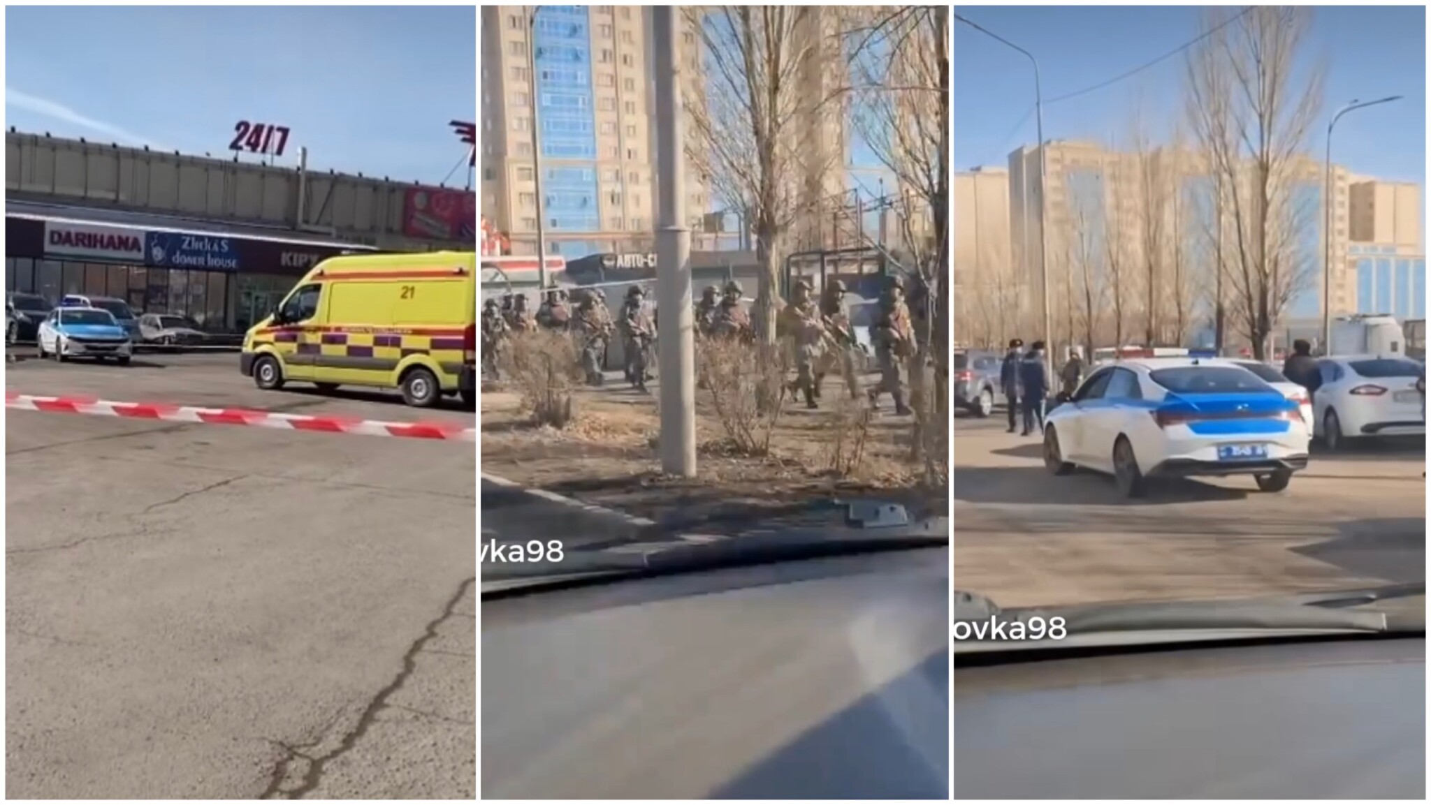 Астанада полиция мен арнайы жасақ сауда орталығын қоршауға алды