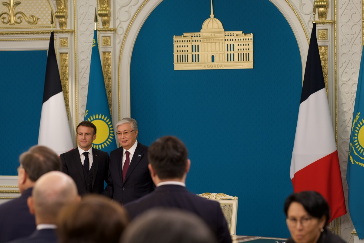 Франция президенті желіде Қазақстан туралы жазба жариялады