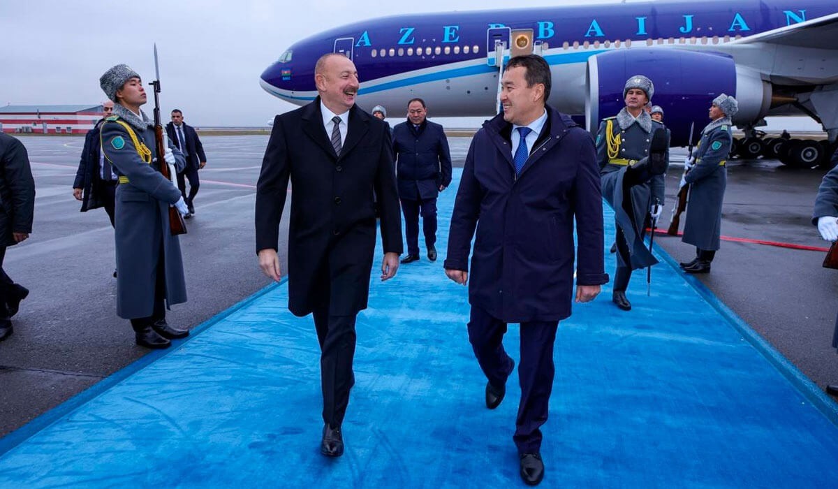 Астанаға Әзербайжан президенті Ильхам Әлиев келді
