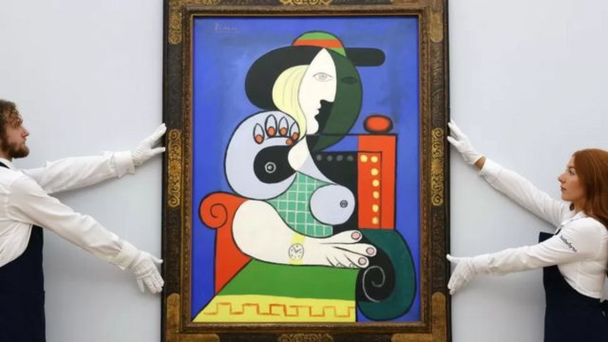 Пикассоның "Сағат таққан әйел" картинасы 139,4 миллион долларға сатылды