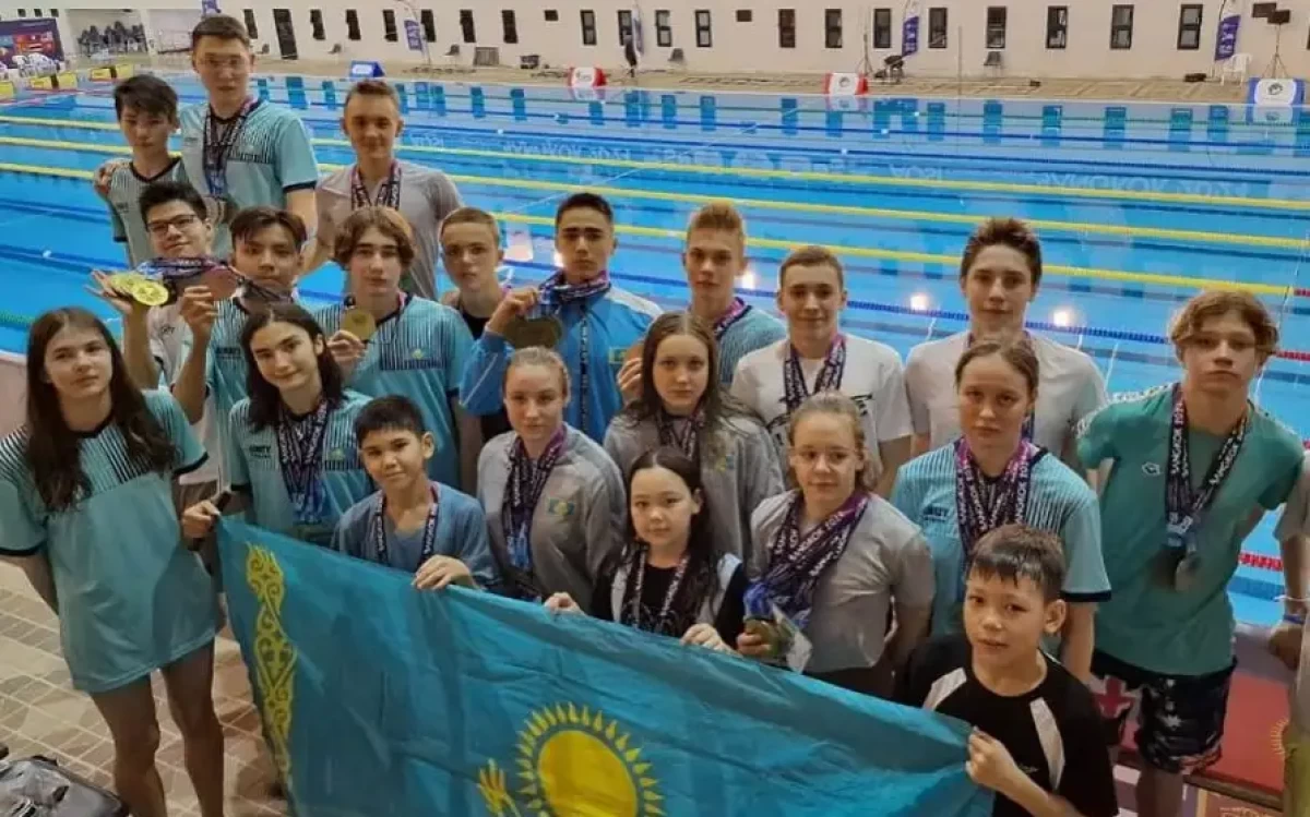 Қазақстандық оқушылар жүзуден Азия ашық чемпионатында 62 медаль алды