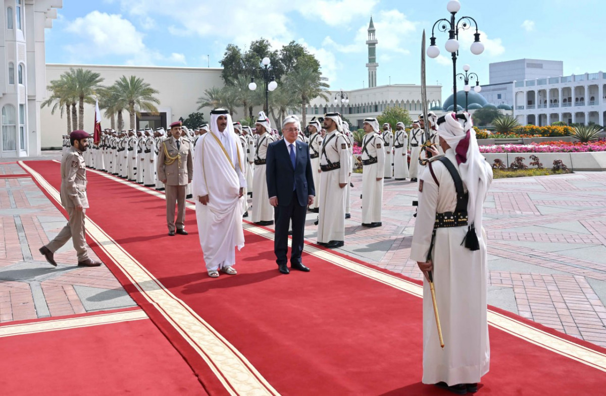 Мемлекет басшысы Қатар Әмірінің «Diwan Amiri» сарайына барды