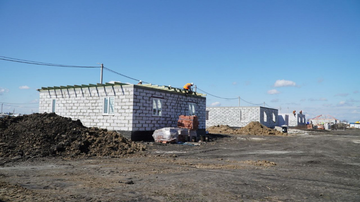 Су тасқыны: Солтүстік Қазақстан облысында 200 үйдің құрылысы басталды
